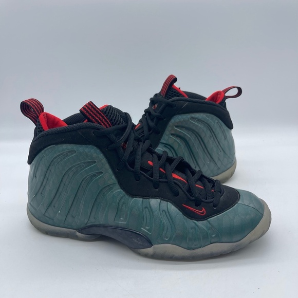 Nike Air Foamposite One Gone Fishing 644791-300 Youth Size 6.5Y Basketball Shoes